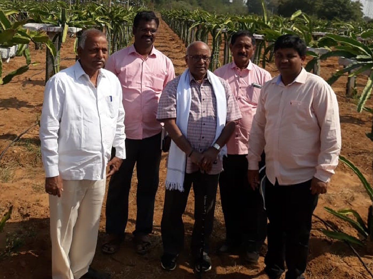 Visit to farm by GRT jewellers chairman