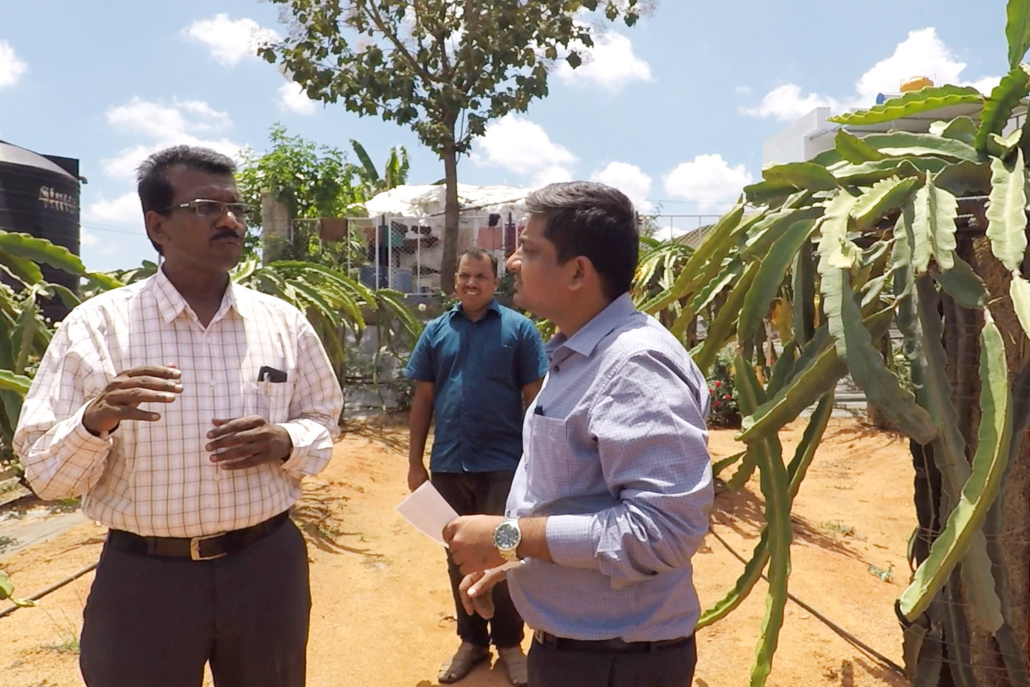 Visit to research center in Tumkur , Bangalore