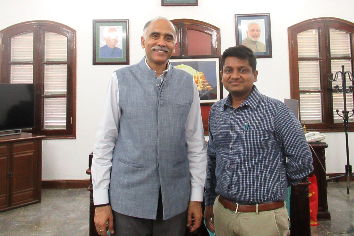 Meeting with Indian ambassador to Vietnam