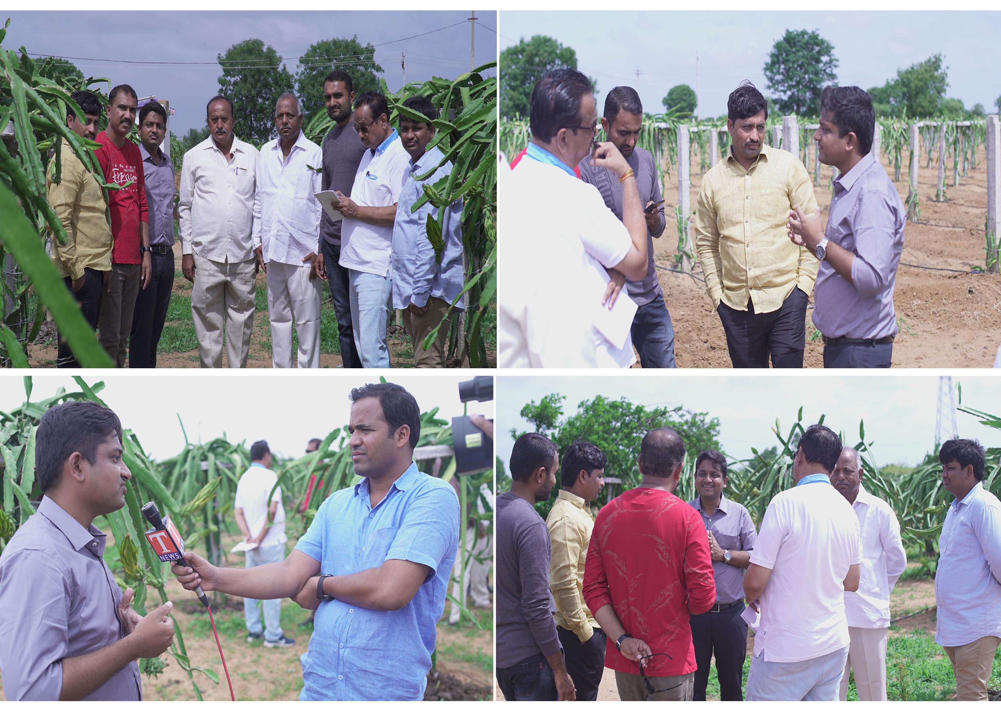 Interactive session cum farm visit by farmers of Maharashtra to Deccan exotics